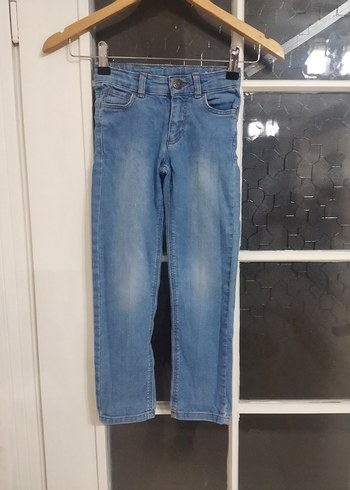 kız  Çocuk Kot Pantolon - Mavi - Görsel 3