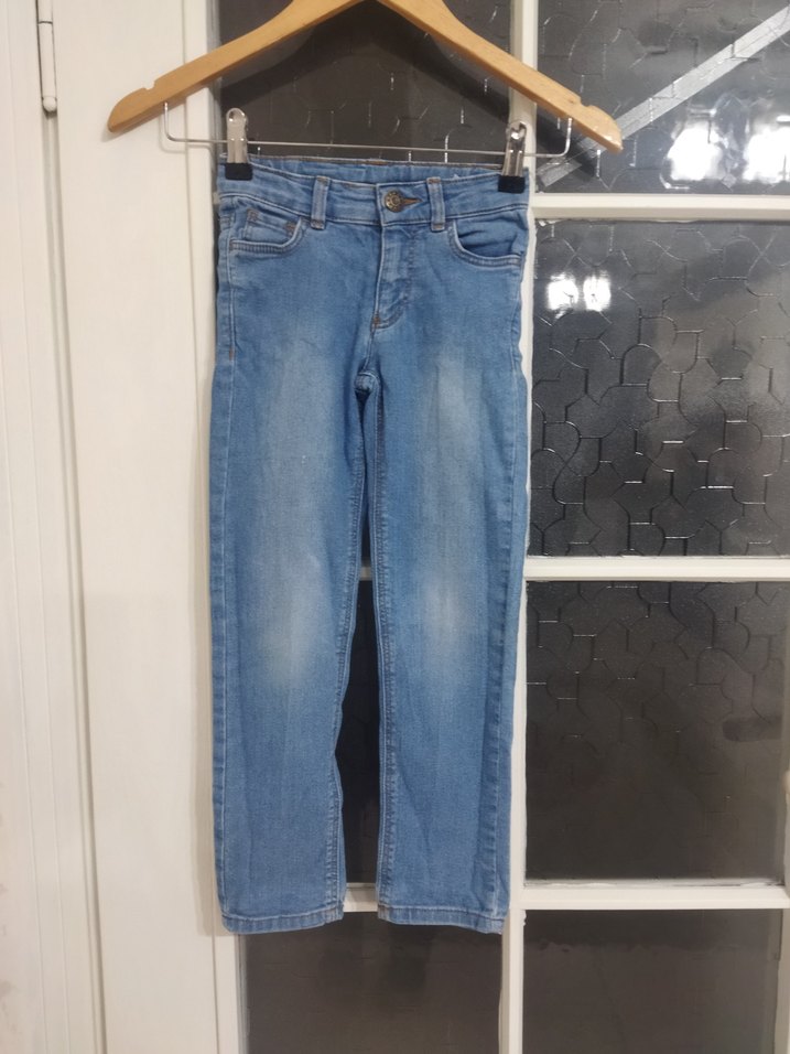 kız  Çocuk Kot Pantolon - Mavi - Görsel 2