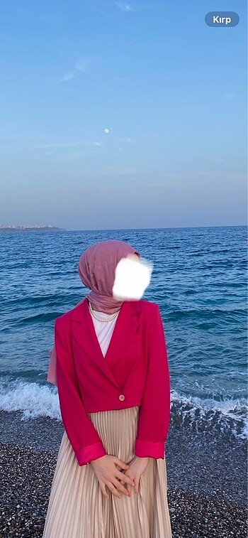 l Beden pembe Renk Blazer