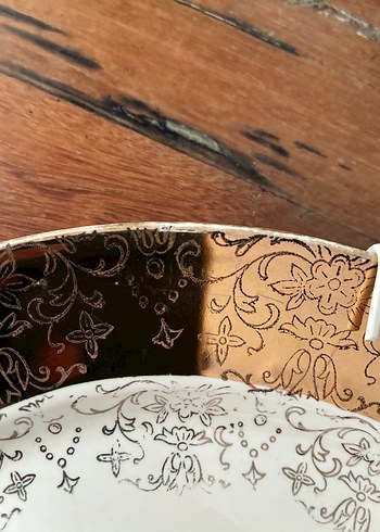 Vintage Salem Chast-O-Gold Porselen - Görsel 5