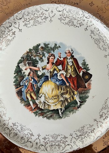 Vintage Salem Chast-O-Gold Porselen - Görsel 2