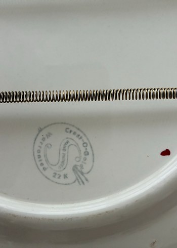 Vintage Salem Chast-O-Gold Porselen - Görsel 7