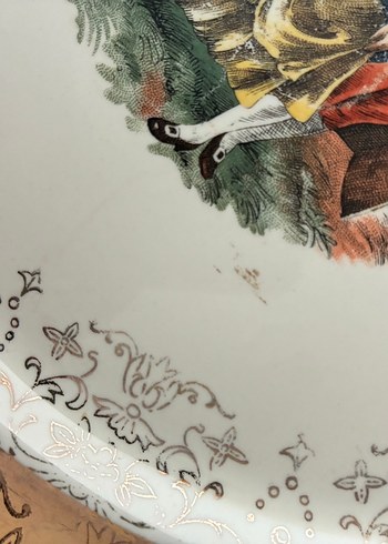 Vintage Salem Chast-O-Gold Porselen - Görsel 6