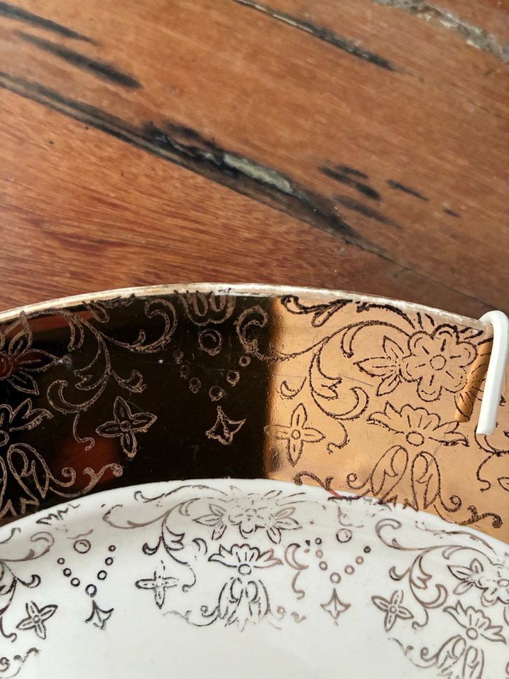 Vintage Salem Chast-O-Gold Porselen - Görsel 5