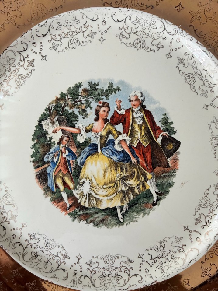 Vintage Salem Chast-O-Gold Porselen - Görsel 2