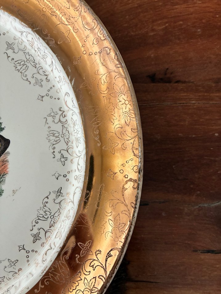 Vintage Salem Chast-O-Gold Porselen - Görsel 3