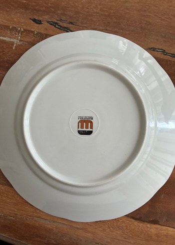 İtalyan Monopoli Porselen Tabak - Görsel 5