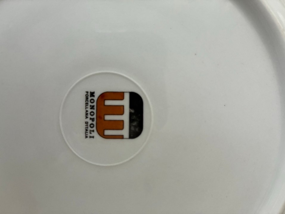 İtalyan Monopoli Porselen Tabak - Görsel 4