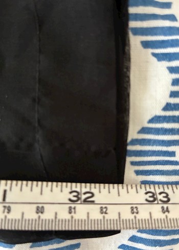 Kadın Siyah Belli Kemerli Midi Kumaş Pantolon - Görsel 8