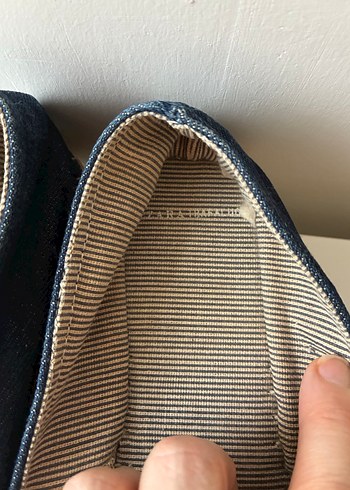 Kadın Mavi Denim Dolgu Topuk Espadril - Görsel 3