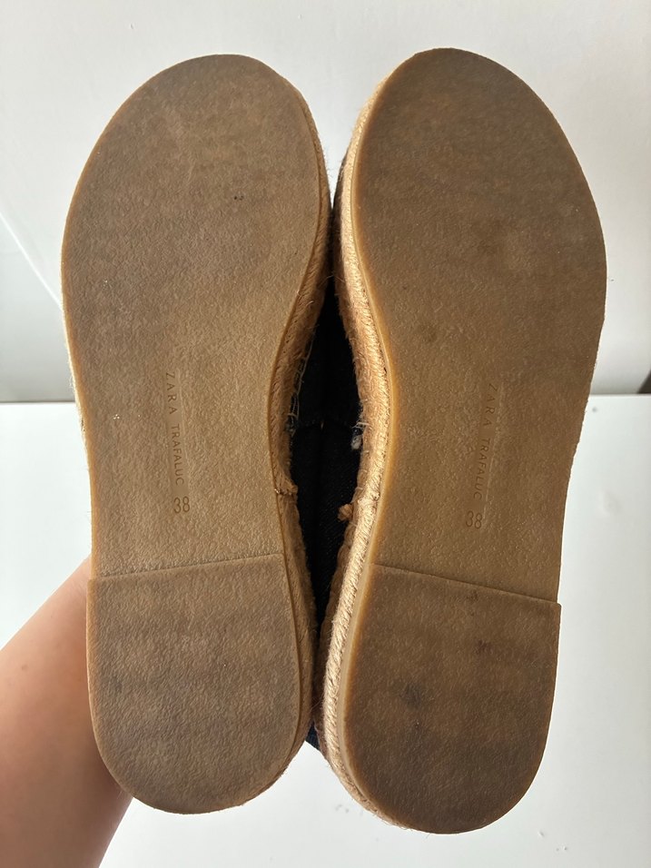 Kadın Mavi Denim Dolgu Topuk Espadril - Görsel 4