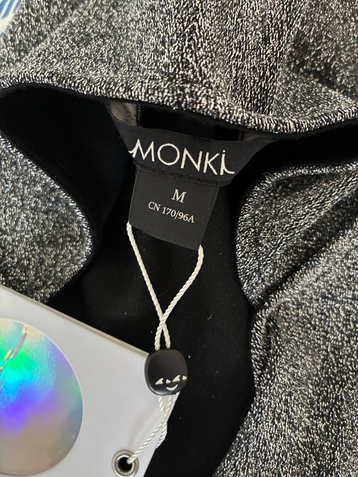 Monki markaKadın Gri Midi Kolsuz Elbise - Görsel 4