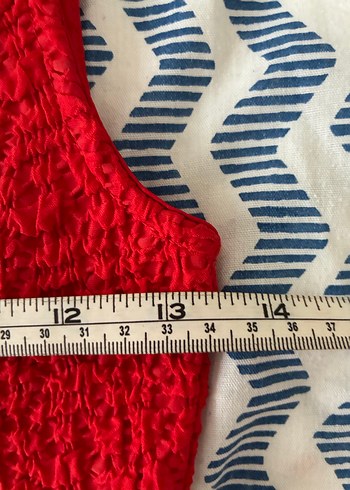 Kırmızı Midi Elbise - Görsel 5