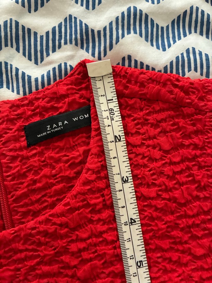 Kırmızı Midi Elbise - Görsel 2