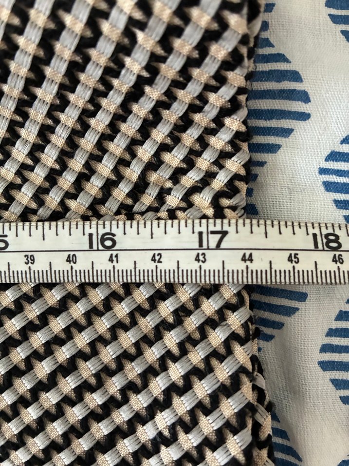 Bej Gri Çizgili Mini Etek - Görsel 4