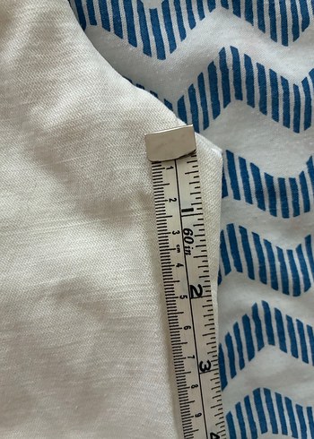 Düğmeli Keten Beyaz Midi Tulum - Görsel 9