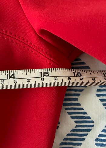 Kırmızı Midi Kadın Günlük Elbise - Görsel 5