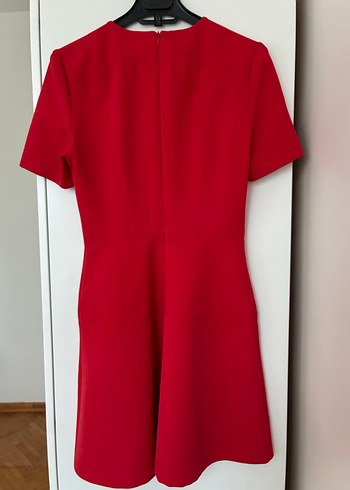 Kırmızı Midi Kadın Günlük Elbise - Görsel 2