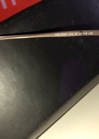 OSSE Gümüş/ Siyah orijinal Optik Gözlük Çerçevesi - Görsel 6