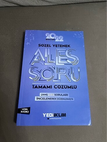 ALES sözel yetenek soru bankası