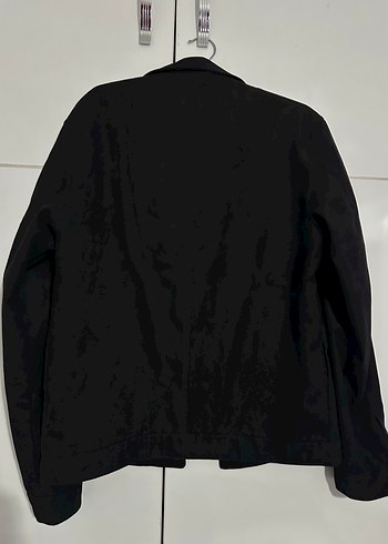 Siyah Süet Düğmeli Erkek Ceket - Görsel 3