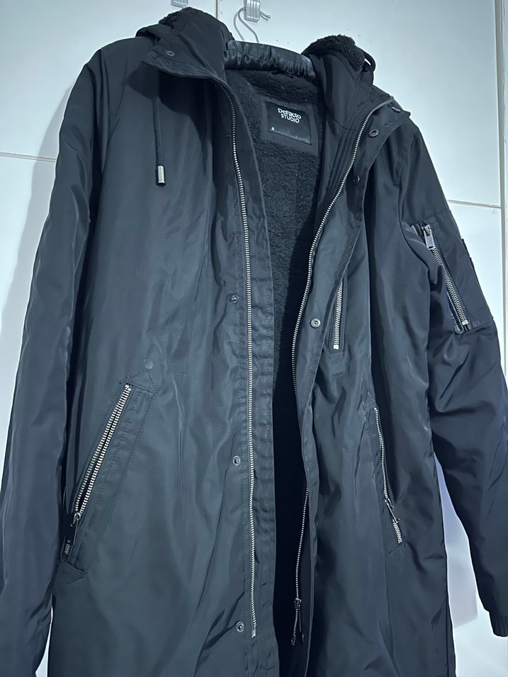 Siyah Fermuarlı Mont - Görsel 2