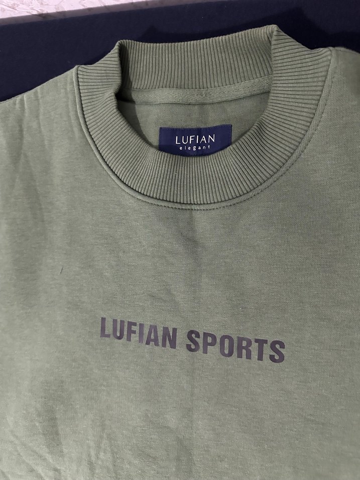 Lufian Sports Yeşil Erkek Sweatshirt - Görsel 2