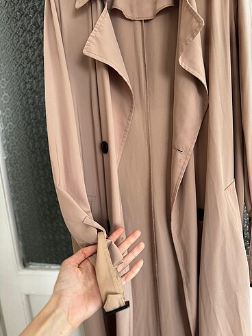 38 Beden camel Renk Vesna trençkot
