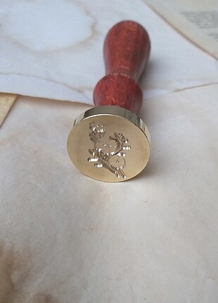 Çiçek Desenli Waxseal Stamps 
