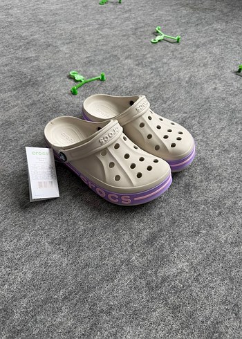Crocs Mor Platform Topuklu Kadın Crocs Terlik