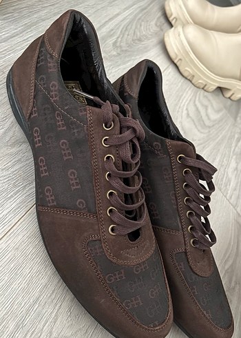 Kahverengi Bağcıklı Erkek Spor Ayakkabı - Görsel 4