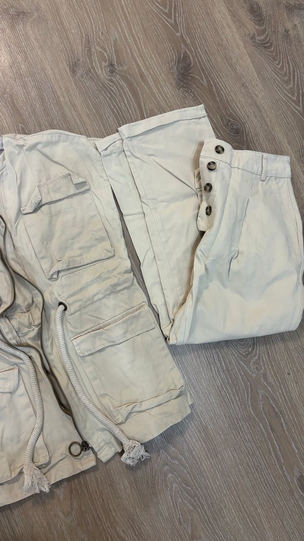 Kadın Keten Takım - Görsel 4