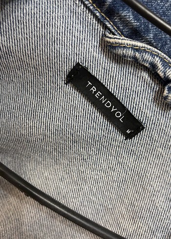 Kadın Mavi Denim Oversize Ceket - Görsel 4