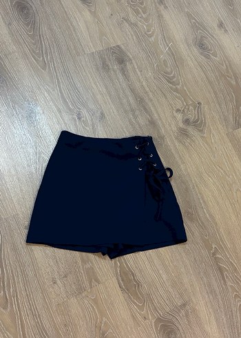 Lacivert Mini şort Etek - Görsel 2