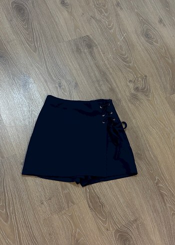 Lacivert Mini şort Etek - Görsel 4