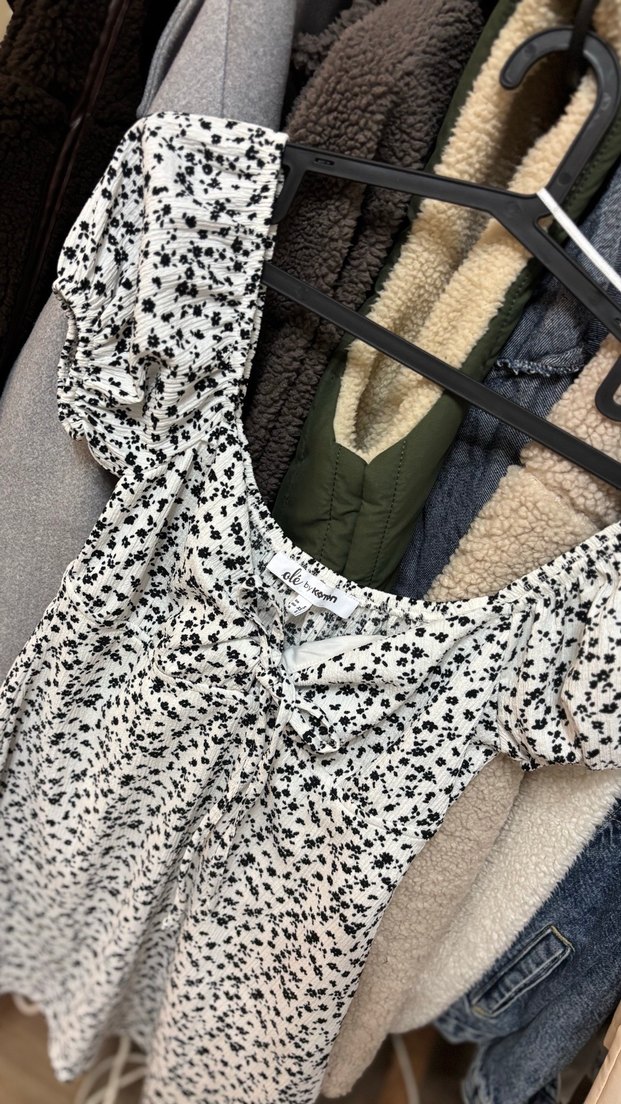 Kısa Kollu Mini Elbise - Görsel 4