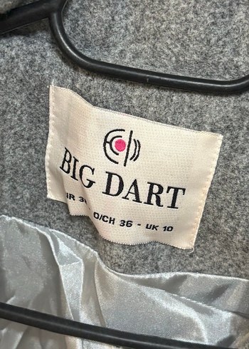 Gri Klasik Uzun Kaban - Görsel 3