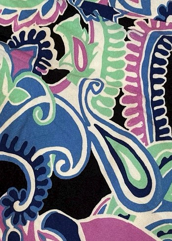 Bohem Renkli Batik Desenli Mini Şort Etek - Görsel 7