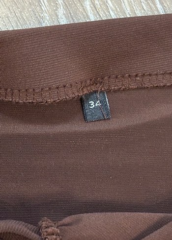 Trendyolmilla Mini Kahverengi Etek - Görsel 5