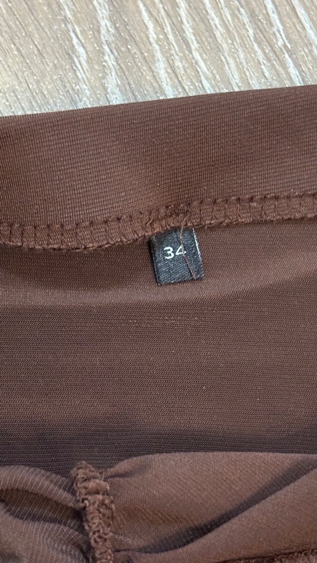 Trendyolmilla Mini Kahverengi Etek - Görsel 5