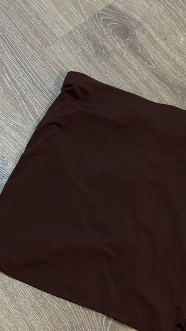 Trendyolmilla Mini Kahverengi Etek - Görsel 4