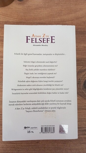  A'DAN Z'YE FELSEFE