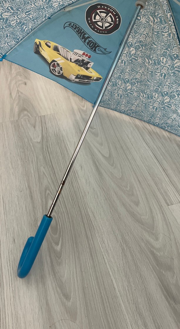 Hot Wheels Desenli Renkli Kadın Şemsiye - Görsel 3