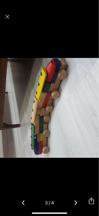  Beden Ahşap tren