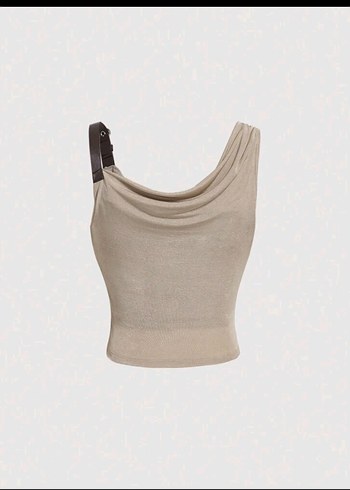 Zara askılı crop bluz