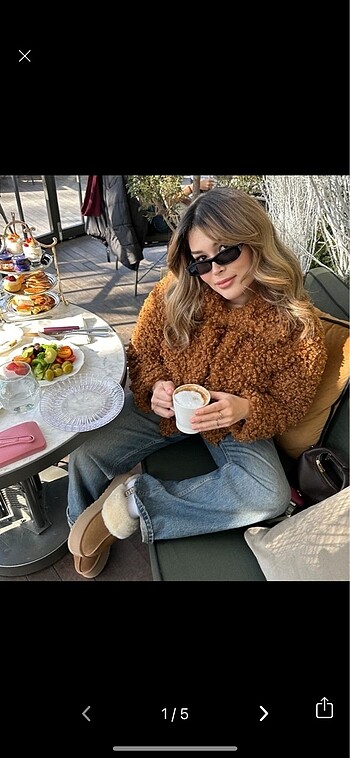 Zara Peluş Mont