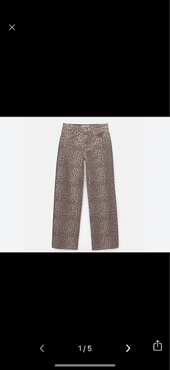 Pull and Bear Leopar Jean