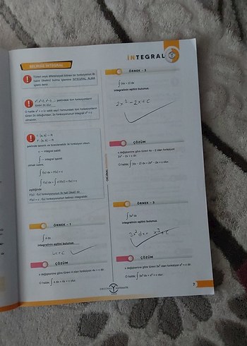 Beden Renk Orijinal Matematik İntegral TYT-AYT Eğitim Seti