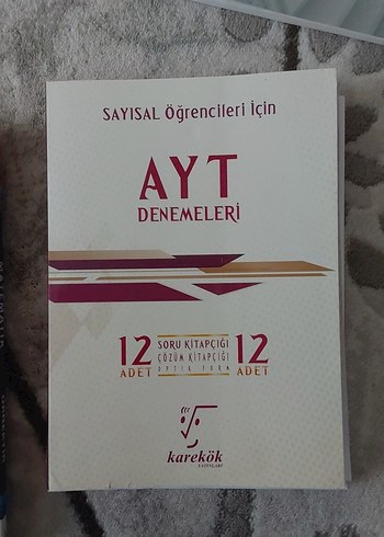 Sayısal AYT Denemeleri 12'li Soru ve Çözüm Kitapçığı
