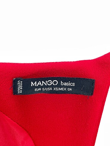 s Beden kırmızı Renk Mango Kısa Elbise %70 İndirimli.